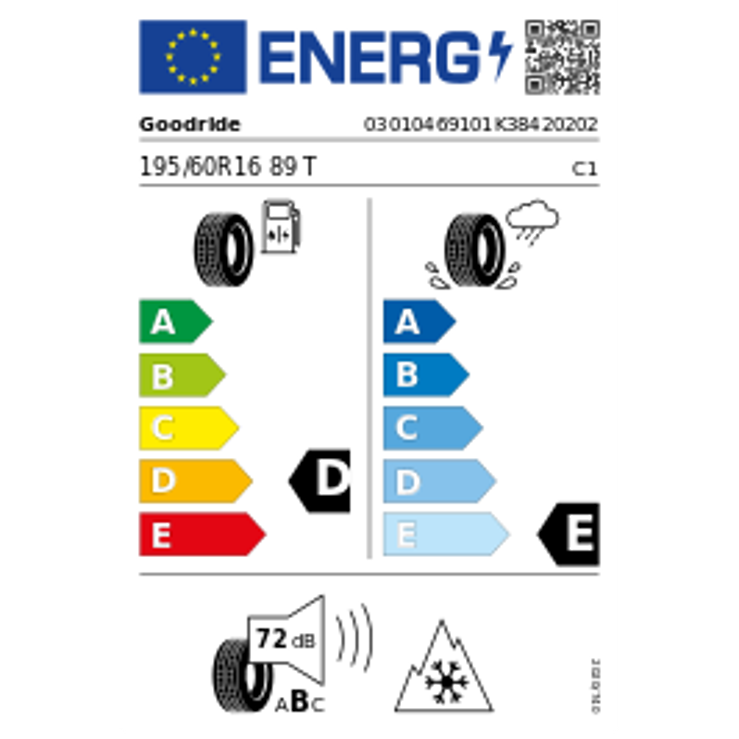 Goodride SW 618 195/60 R16 89T Winter – Bild 3