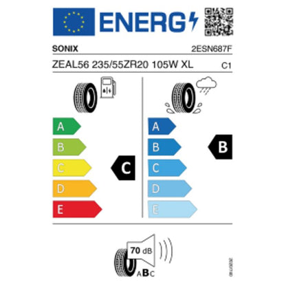 Sonix L-Zeal 56 235/55 R20 105W Sommer – Bild 2