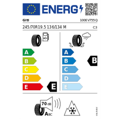 Giti GT867 245/70 R19.5 136M Ganzjahr – Bild 2