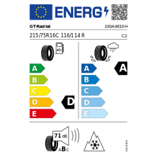 GT-Radial Maxmiler Allseason 2 Elect 3PMSF 215/75R16C 116/114R Ganzjahr – Bild 2