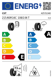 CST VAN Master ALL Season ACT1 M+S 3PMSF 215/60 R16 108/106T Ganzjahr