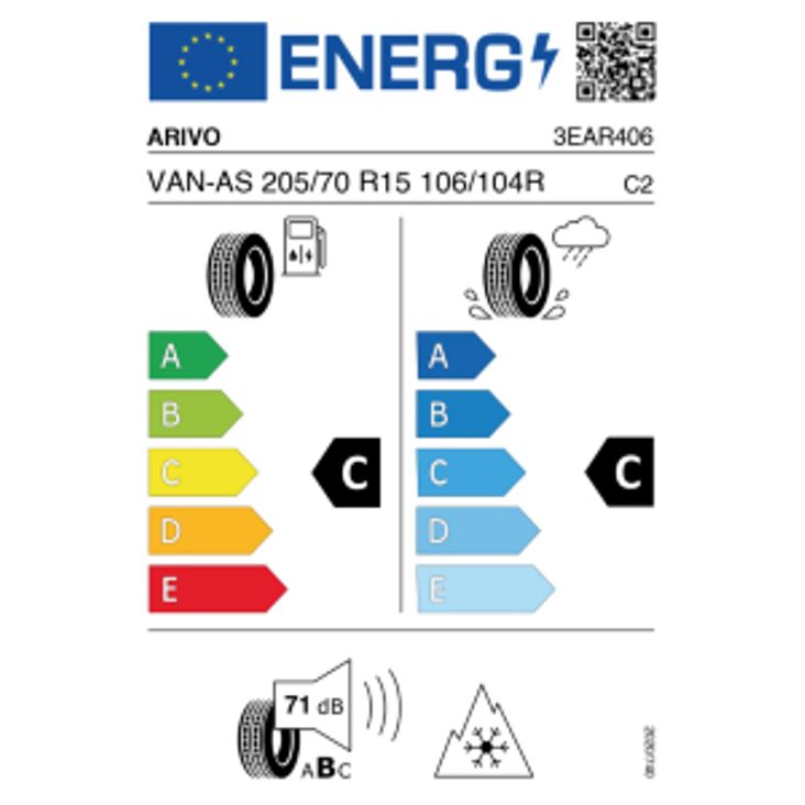 Arivo Vanderful A/S 205/70 R15 106/104R Ganzjahr – Bild 2