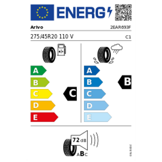 Arivo Ultra ARZ 5 XL BSW M+S 275/45 R20 110V Sommer – Bild 2