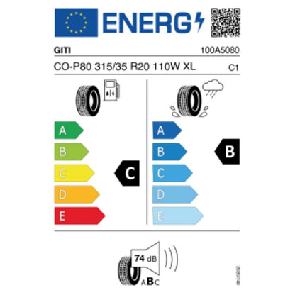 Giti Control P80 315/35 R20 110W Sommer – Bild 2