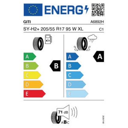 Giti Synergy H2+ 205/55 R17 95W Sommer – Bild 2