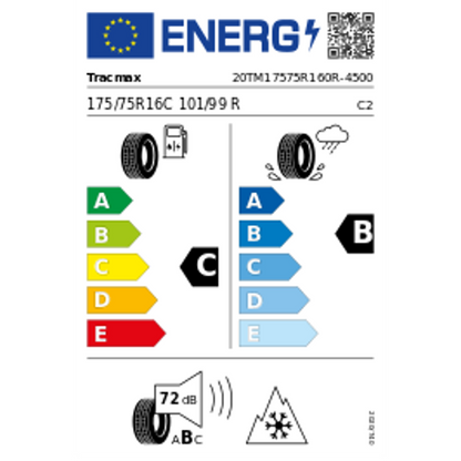 Tracmax X-privilo VS450 3PMSF 175/75R16C 101/99R Winter – Bild 2