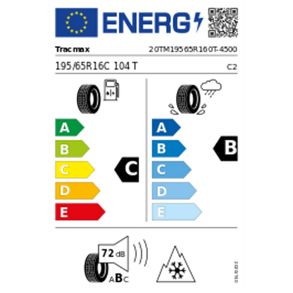 Tracmax X-privilo VS450 3PMSF M+S 195/65R16C 104T Winter – Bild 2