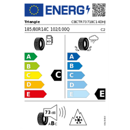 Triangle TR737 8PR 3PMSF 185/80R14C 102/100Q Winter – Bild 3