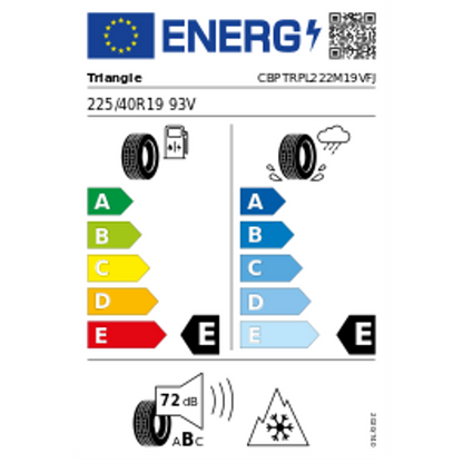 Triangle Snowlink PL02 (Fs) M+S 3PMSF 225/40 R19 93V Winter – Bild 4