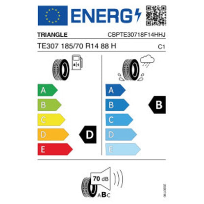 Triangle TE-307 Reliax Touring 185/70 R14 88H Sommer – Bild 2