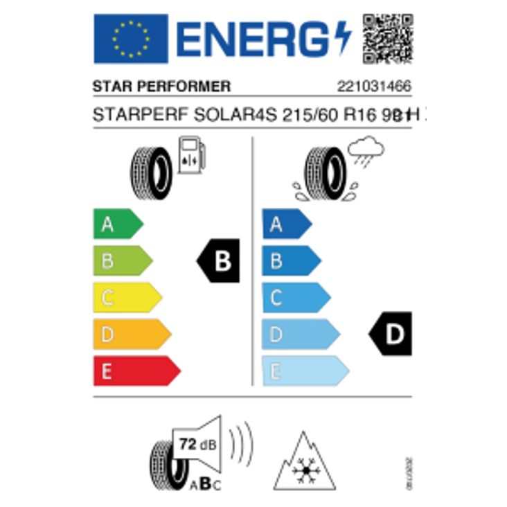 Star Performer Solar 4S 215/60 R16 99H Ganzjahr – Bild 2