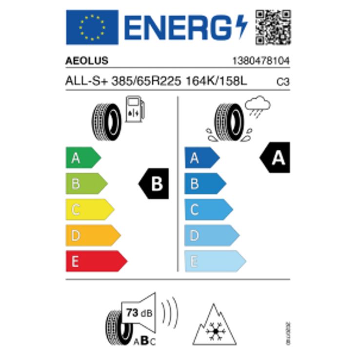 Aeolus Neo Allroads S+ 385/65 R22.5 164K – Bild 2