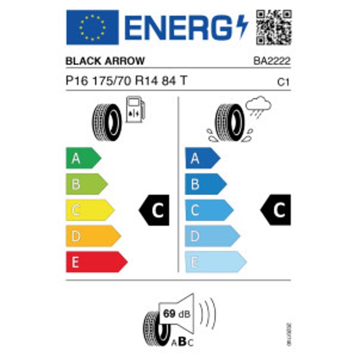 Black Arrow P16 Super Dart 175/70 R14 84T Sommer – Bild 2