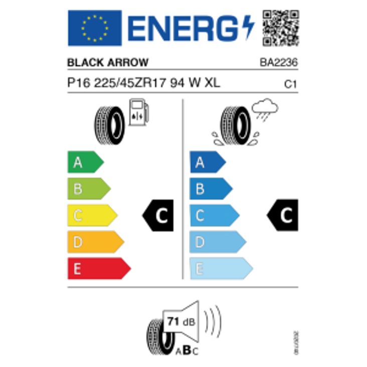 Black Arrow P16 Super Dart 225/45 R17 94W Sommer – Bild 2