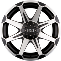 RID R05 Matte Black / Machined Alufelge 9x20 Zoll ET20 LK 5x120 ML74.1