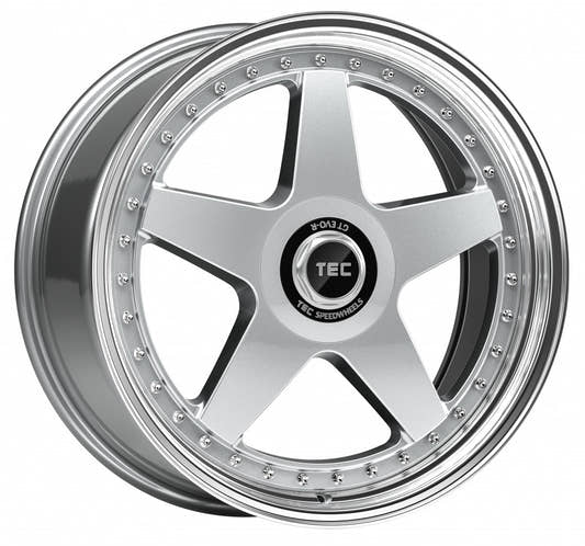 TEC Speedwheels GT EVO-R hyper-silber-hornpoliert - DEMO3 Alufelge 8.5x19 Zoll ET30 LK 5x100 ML64