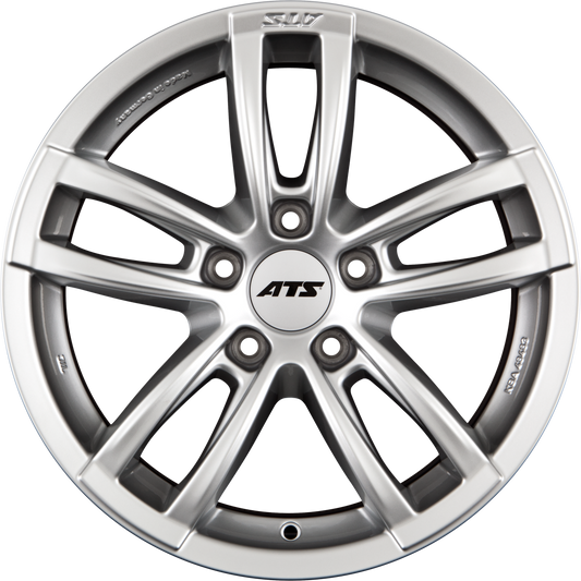 ATS Radial + Diamant-Silber Alufelge 8.5x18 Zoll ET50 LK 5x127 ML71.6