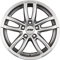 ATS Radial + Diamant-Silber Alufelge 8.5x18 Zoll ET50 LK 5x127 ML71.6