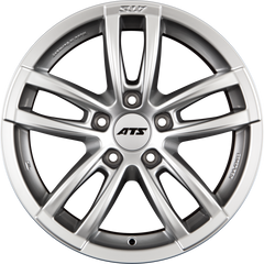 ATS Radial + Diamant-Silber Alufelge 8.5x18 Zoll ET50 LK 5x127 ML71.6