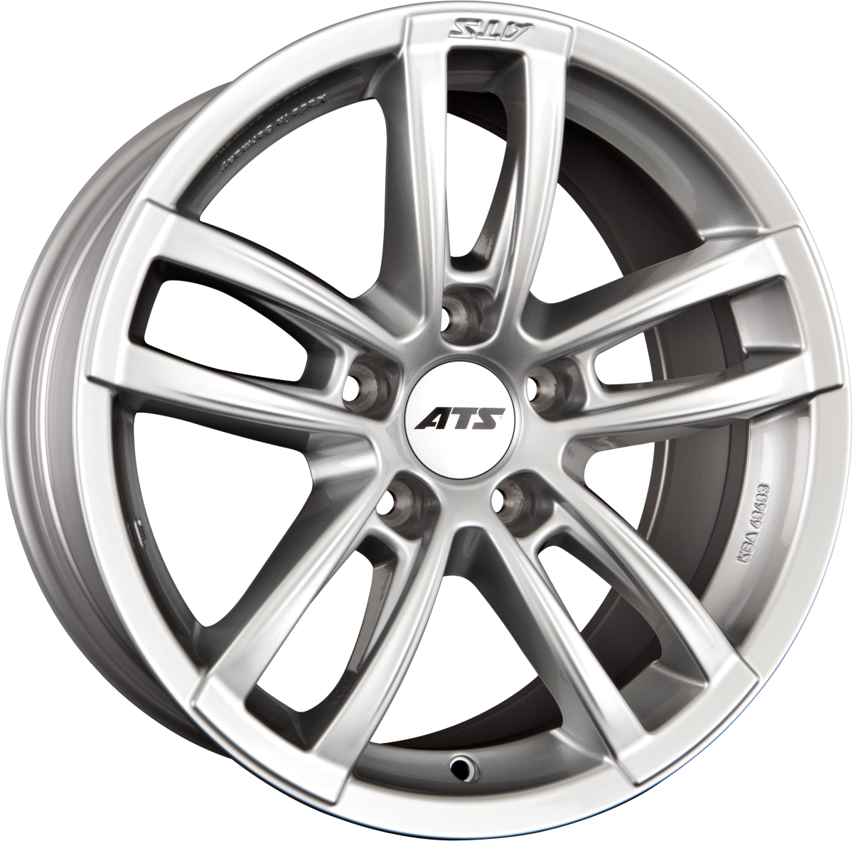 ATS Radial + Diamant-Silber Alufelge 8.5x18 Zoll ET50 LK 5x127 ML71.6 – Bild 2