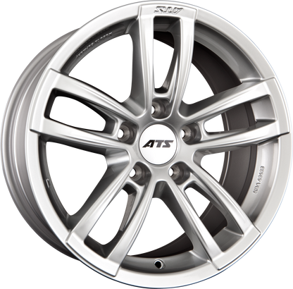 ATS Radial + Diamant-Silber Alufelge 8.5x18 Zoll ET50 LK 5x127 ML71.6 – Bild 2