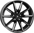 Akoni AK09 black matt silver spoke rim Alufelge 8x19 Zoll ET45 LK 5x108 ML72.5