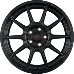 Team Dynamics Pro Race LT Gloss Black Alufelge 7x17 Zoll ET38 LK 4x100 ML73.1