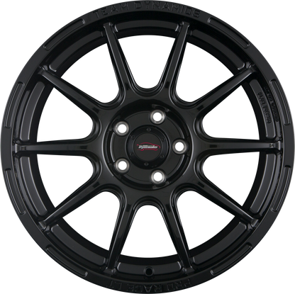 Team Dynamics Pro Race LT Gloss Black Alufelge 7x17 Zoll ET38 LK 4x100 ML73.1