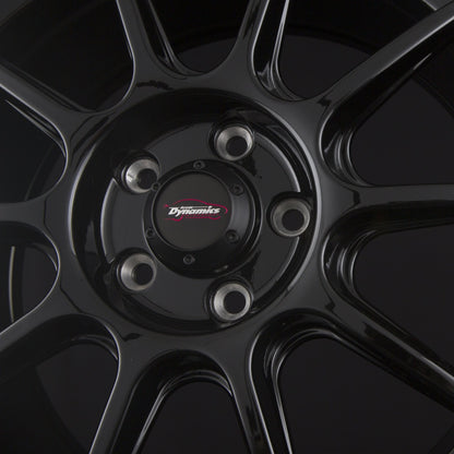 Team Dynamics Pro Race LT Gloss Black Alufelge 7x17 Zoll ET38 LK 4x100 ML73.1 – Bild 4