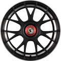 Schmidt REVOLUTION Gambit Satin Black mit Centerlock Deckel Alufelge 8.5x19 Zoll ET43 LK 5x112 ML57.1