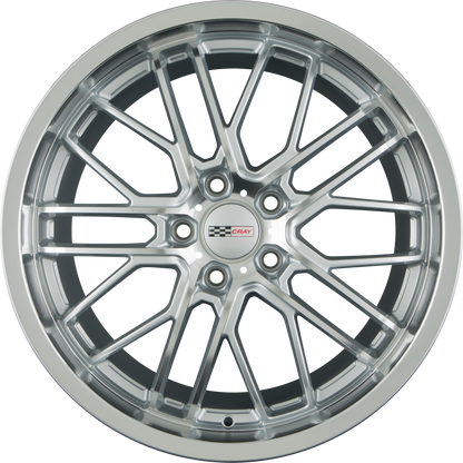Cray Eagle Silver W/ Mirror Cut Face & Lip Alufelge 9x19 Zoll ET50 LK 5x120.65 ML70.2