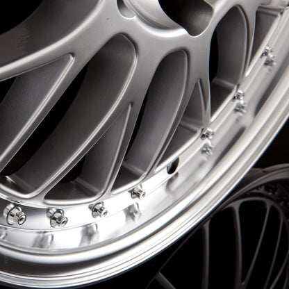 R-Style Wheels RS 2 Silber Poliert Alufelge 9.5x19 Zoll ET35 LK 5x112 ML82 – Bild 4