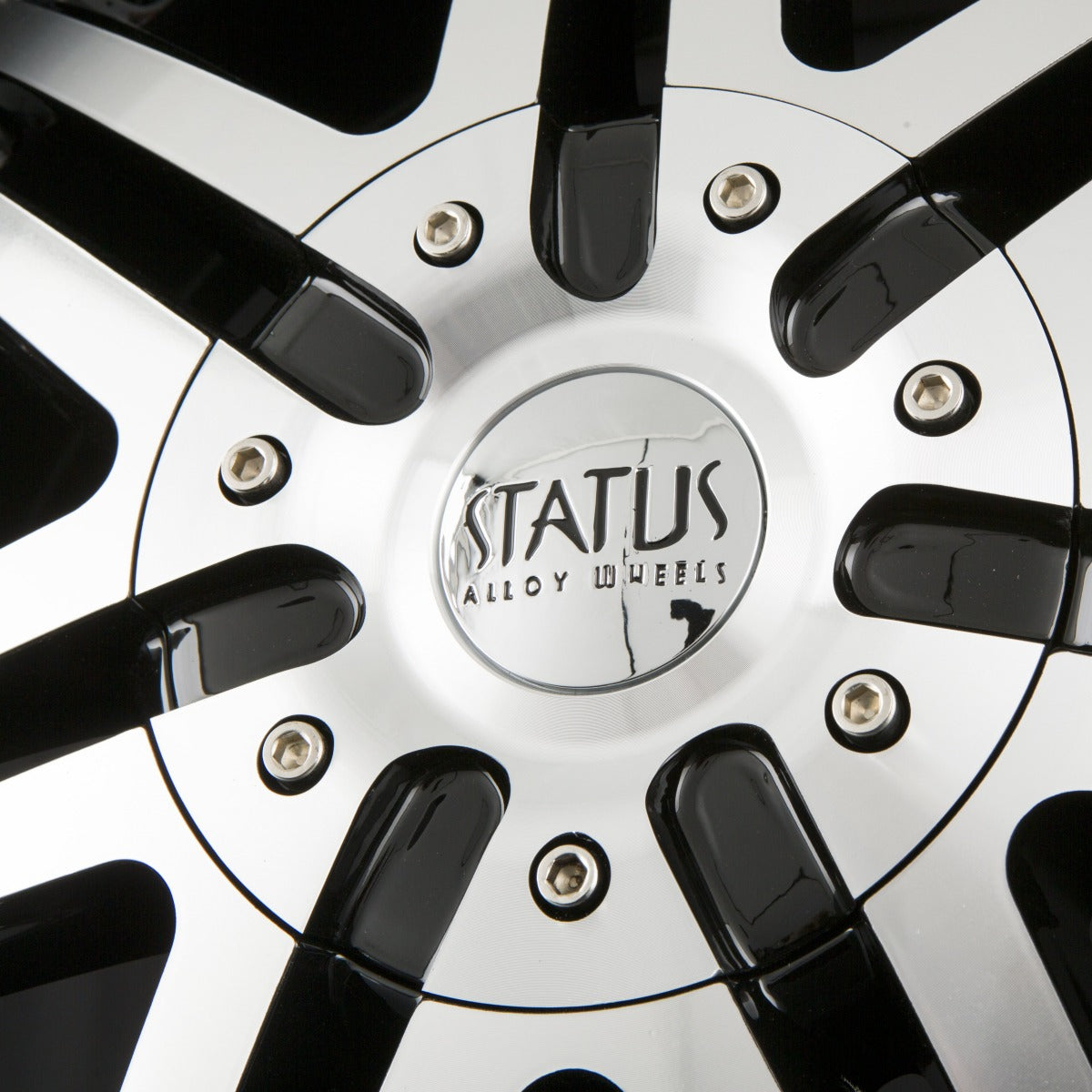 Status Alloy Game Gloss Black Machined Face Alufelge 8.5x20 Zoll ET35 LK 5x110 ML73.1 – Bild 4