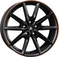 Akoni AK09 black matt rim copper Alufelge 8x18 Zoll ET40 LK 5x112 ML66.6