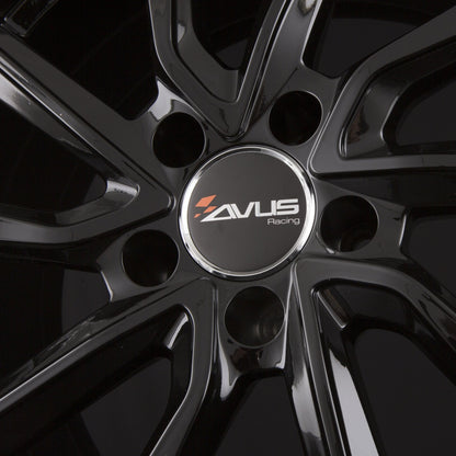 Avus Racing AC-518 Black Alufelge 7x17 Zoll ET36 LK 5x105 ML56.6 – Bild 4