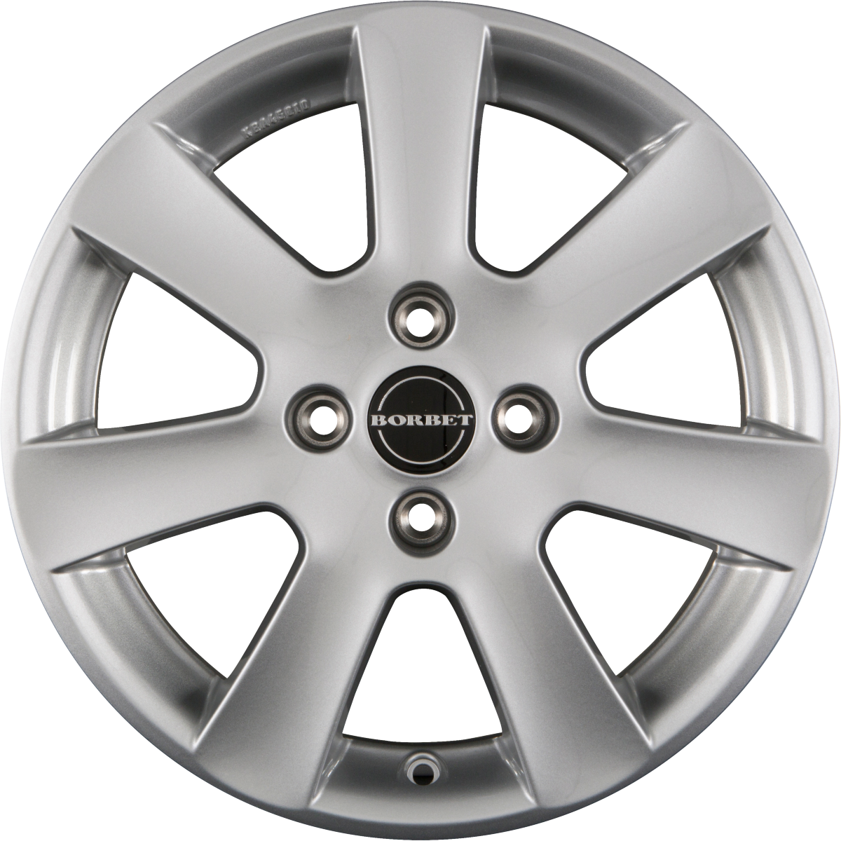Borbet CA Crystal Silver Alufelge 6x14 Zoll ET35 LK 4x98 ML58.1