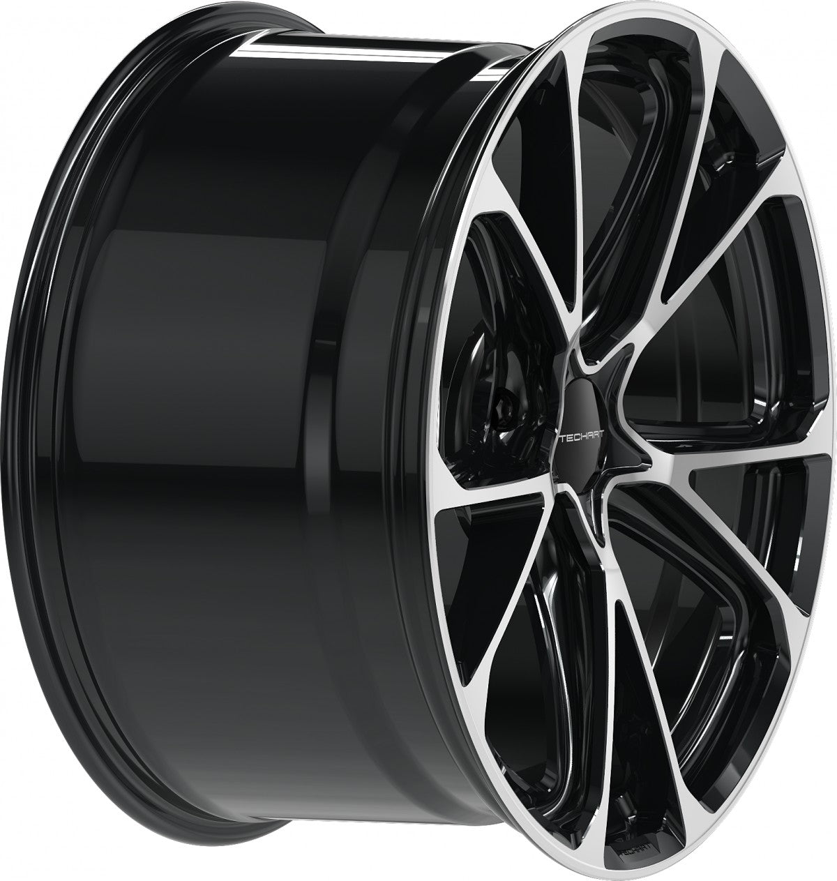 Proline Techart Formula VI black polished Alufelge 9.5x21 Zoll ET60 LK 5x130 ML71.5 – Bild 5