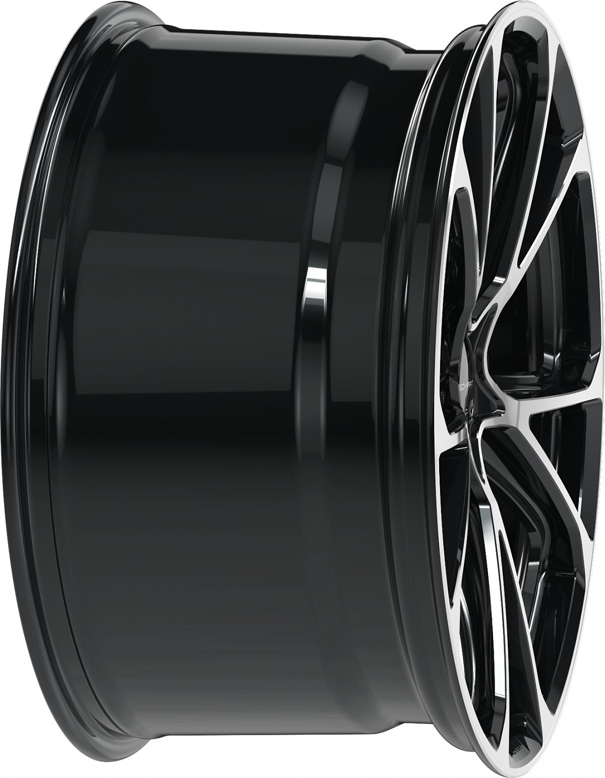 Proline Techart Formula VI black polished Alufelge 9.5x21 Zoll ET60 LK 5x130 ML71.5 – Bild 6