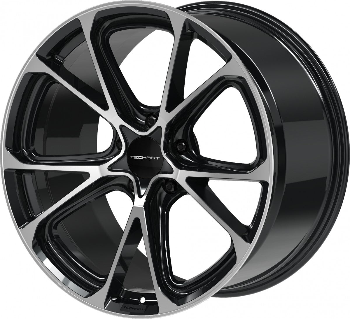 Proline Techart Formula VI black polished Alufelge 9.5x21 Zoll ET60 LK 5x130 ML71.5 – Bild 8