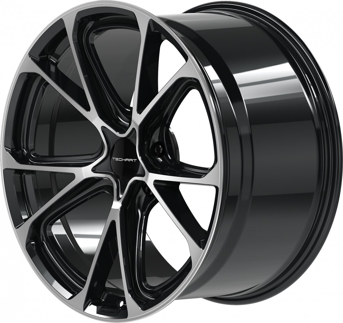 Proline Techart Formula VI black polished Alufelge 9.5x21 Zoll ET60 LK 5x130 ML71.5 – Bild 9