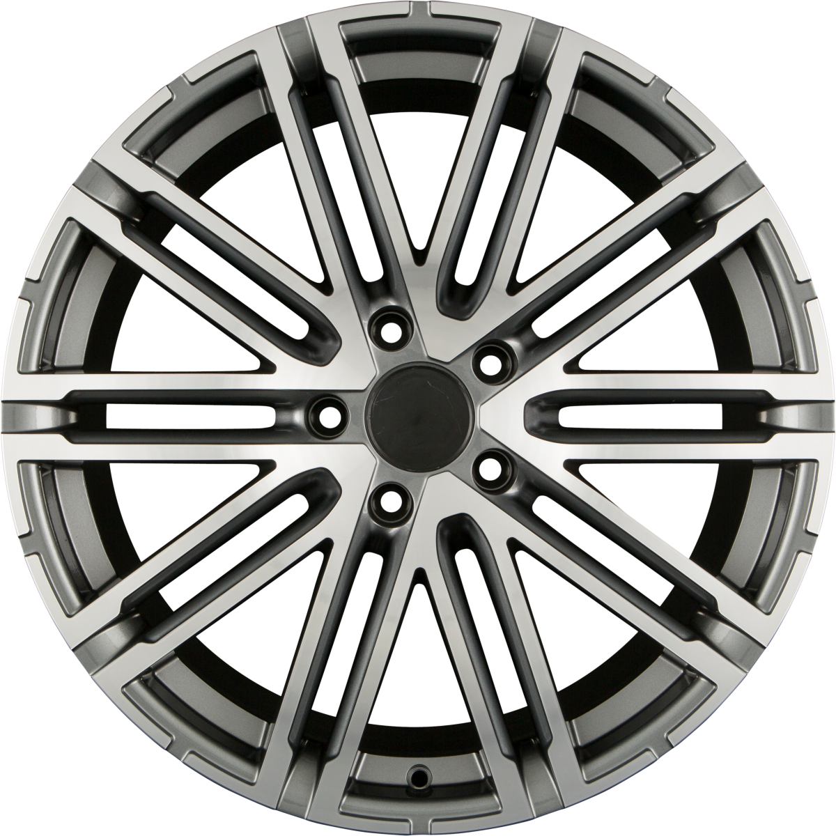 GMP Italia Targa Anthracite Diamond Alufelge 10x20 Zoll ET50 LK 5x130 ML71.6