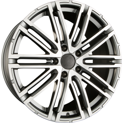 GMP Italia Targa Anthracite Diamond Alufelge 10x20 Zoll ET50 LK 5x130 ML71.6 – Bild 2