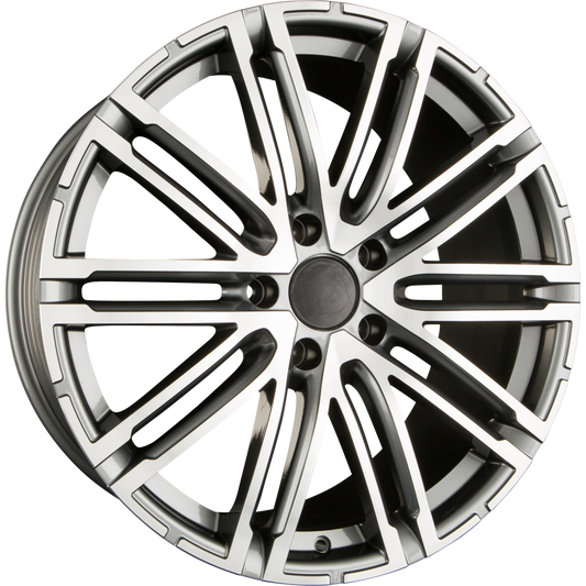 GMP Italia Targa Anthracite Diamond Alufelge 10x20 Zoll ET19 LK 5x112 ML66.6 – Bild 2