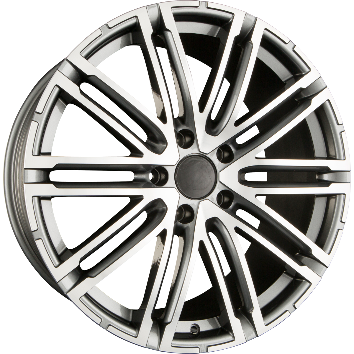 GMP Italia Targa Anthracite Diamond Alufelge 10x20 Zoll ET19 LK 5x112 ML66.6 – Bild 2