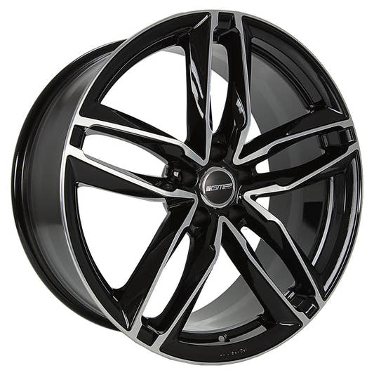 GMP Atom black polished Alufelge 10x21 Zoll ET30 LK 5x112 ML66.5