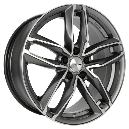 GMP Atom matt anthracite polished Alufelge 10x21 Zoll ET30 LK 5x112 ML66.5