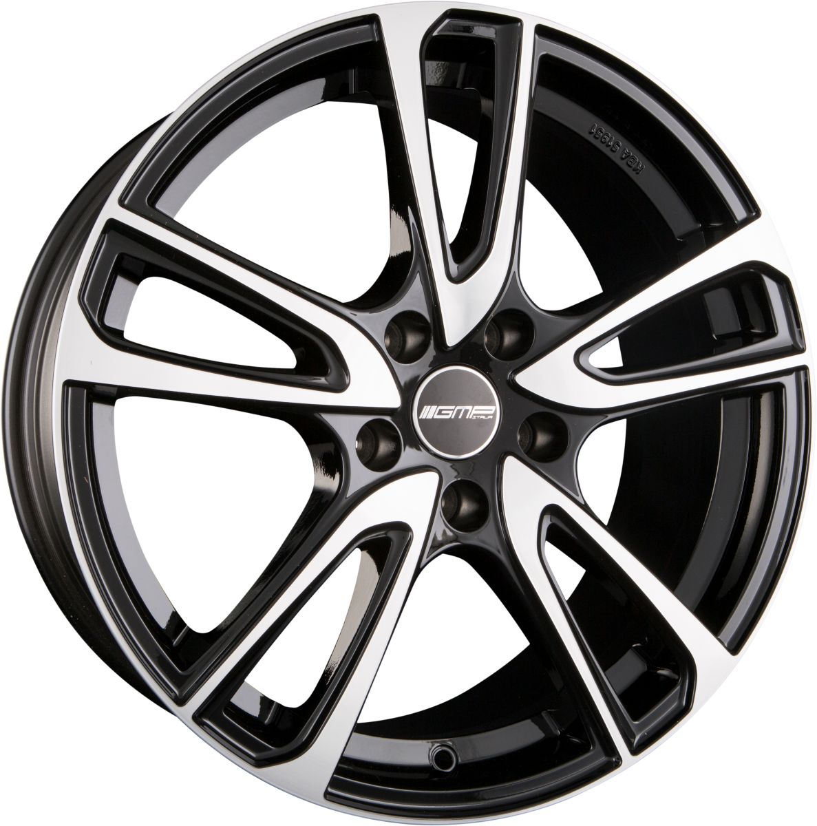 GMP Italia Astral Black Diamond Alufelge 6.5x16 Zoll ET35 LK 5x100 ML73.1 – Bild 2