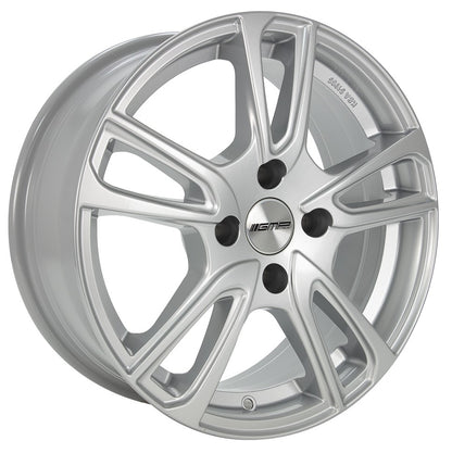GMP Astral silver Alufelge 8x18 Zoll ET45 LK 5x114.3 ML73.1