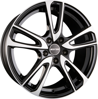 GMP Italia Astral Black Diamond Alufelge 6.5x16 Zoll ET35 LK 5x112 ML73.1 – Bild 2