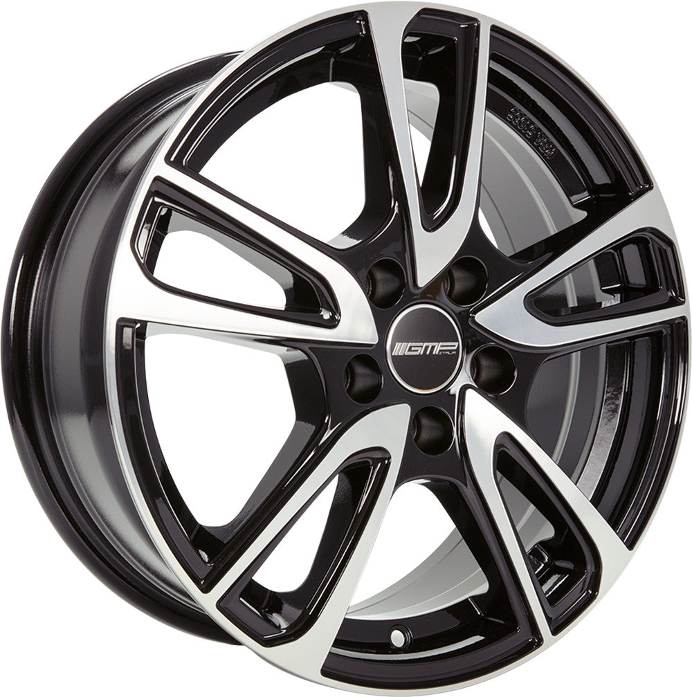 GMP Astral black polished Alufelge 8x18 Zoll ET45 LK 5x108 ML73.1